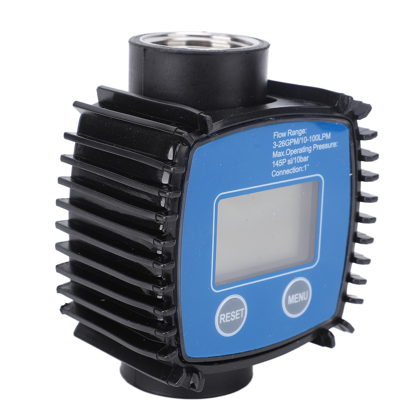 KIMISS Contalitri Digitale da 32 Mm per Acqua, Gasolio, Benzina - 120 L/min, 20 Bar, Ideale per Uso Domestico e Industriale
