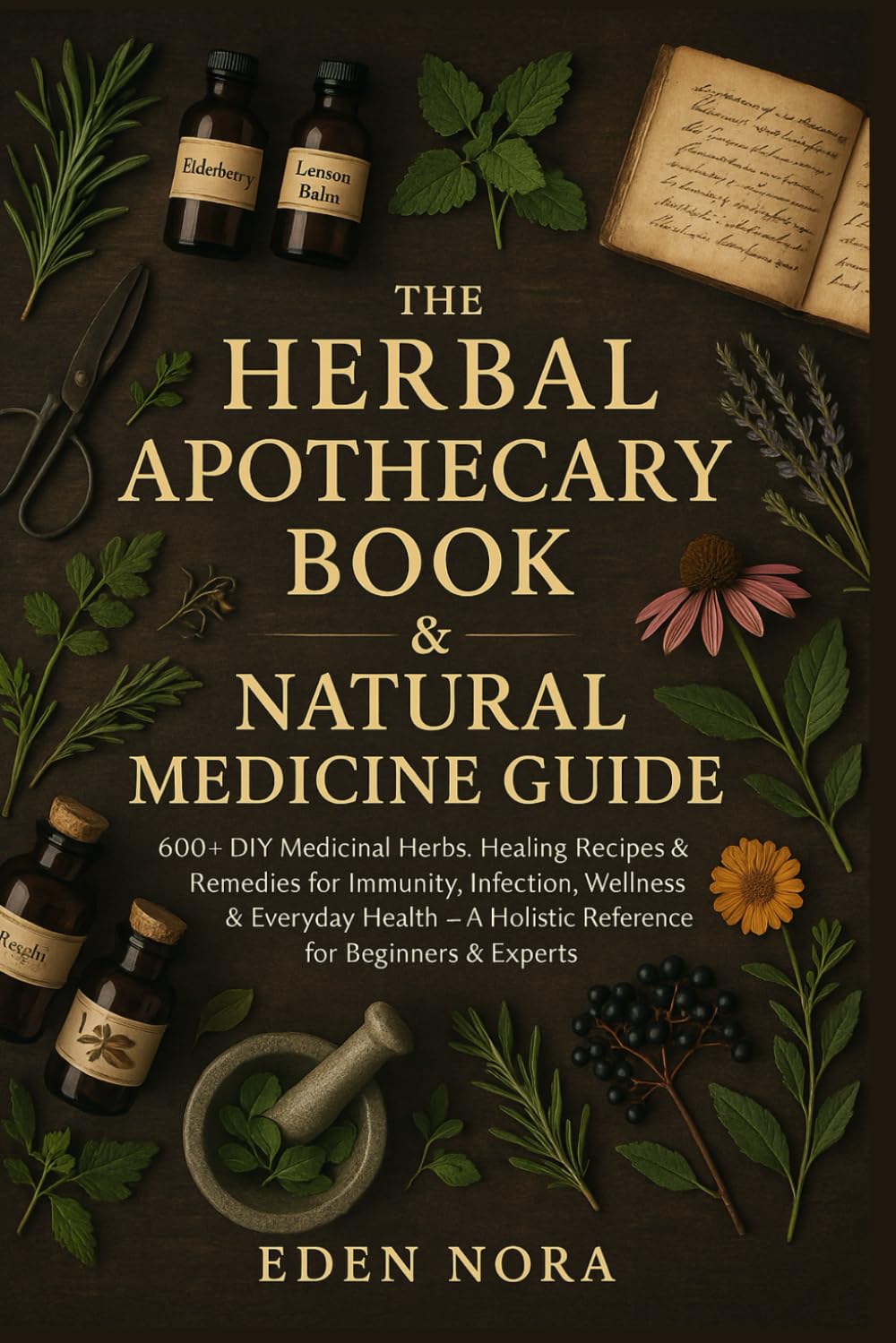 The Herbal Apothecary Book & Natural Medicine Guide: 600+ DIY Medicinal Herbs, Healing Recipes & Remedies for Immunity, Infection, Wellness & Everyday ... Wellness, Medicinal Plants and Herb's Books)