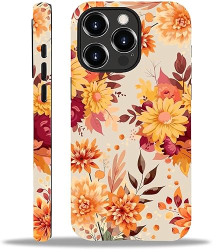 Miniatura 158 de Funda para iPhone 11 Pro Max, flores rojas coloridas 2 en 1, carcasa rígida + silicona, a prueba de golpes, protección contra caídas compatible con