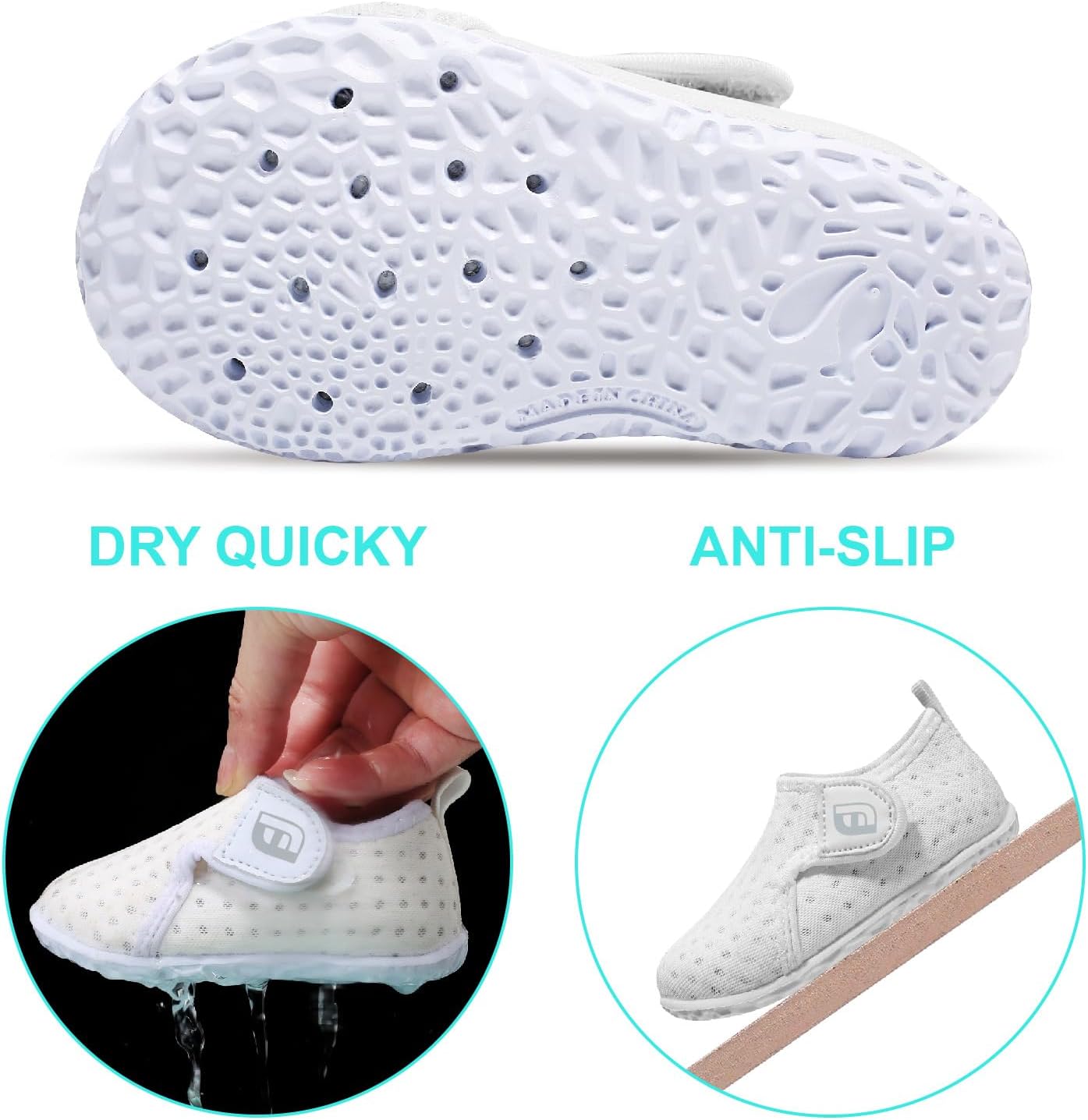 JOINFREE Baby Toddler Water Shoes Boys Girls Sandals Barefoot Kids Breathable Sneakers Shoes for Walking Running - Image 5