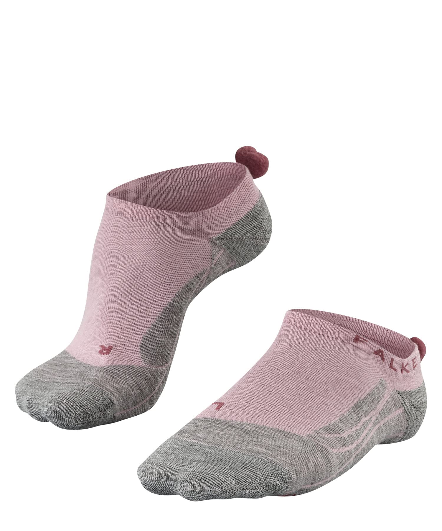 FALKE GO2 Pompom W In coton anti-ampoule 1 paire, Chaussettes de golf Femme, Rose Thulit 8663, 35-36