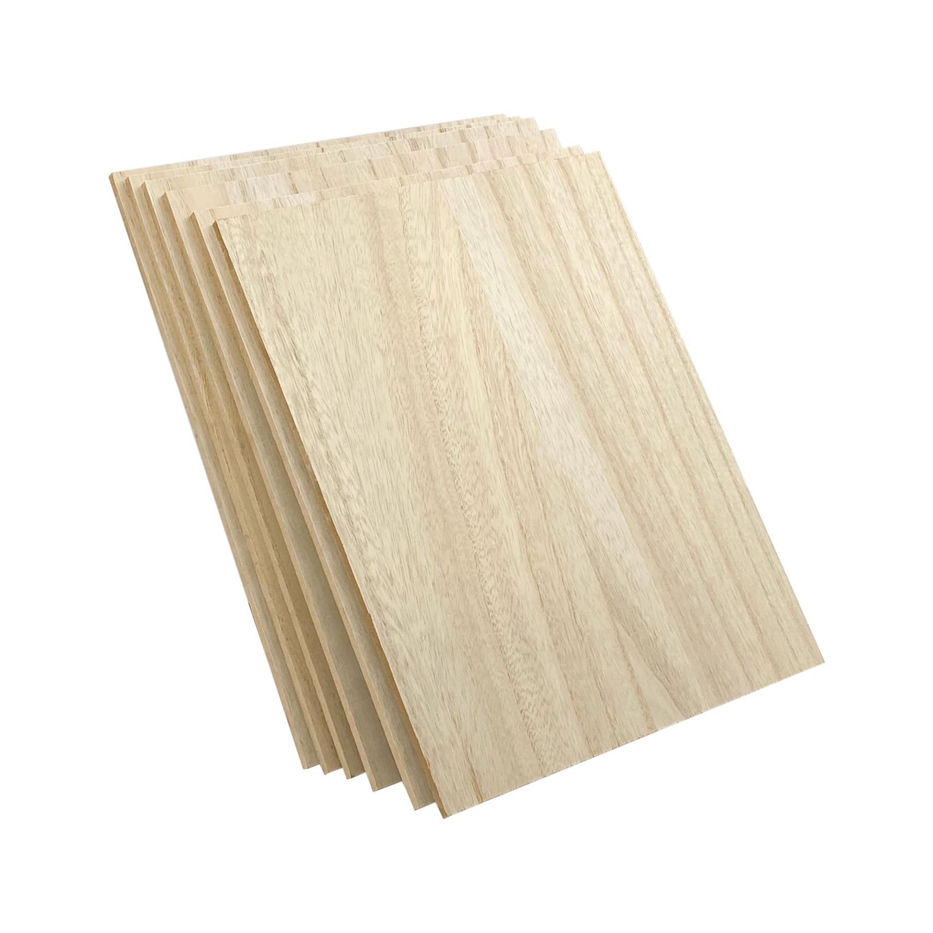 Paquete de 6 tableros de madera MDF de 11 x 14 a 1/4 pulgadas de grosor, hoja de MDF chapada de doble cara para manualidades caseras