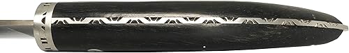 Miniatura 6 de Laguiole en Aubrac Cuisine Gourmet Acero inoxidable totalmente forjado fabricado en Francia Cuchillo de chef con mango de madera de ébano, 7