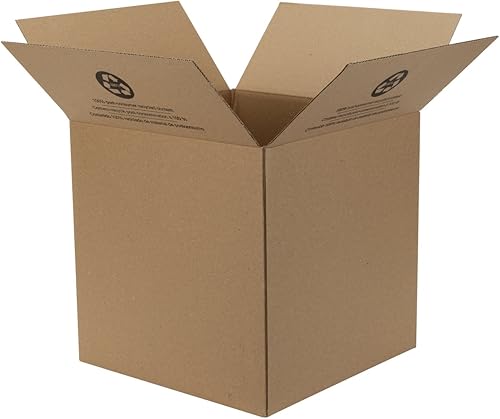 Caja corrugada para guardarropa Duck Brand, 2844853, de 24 x 24 x 34 pulgadas (largo x ancho x alto), Marrón