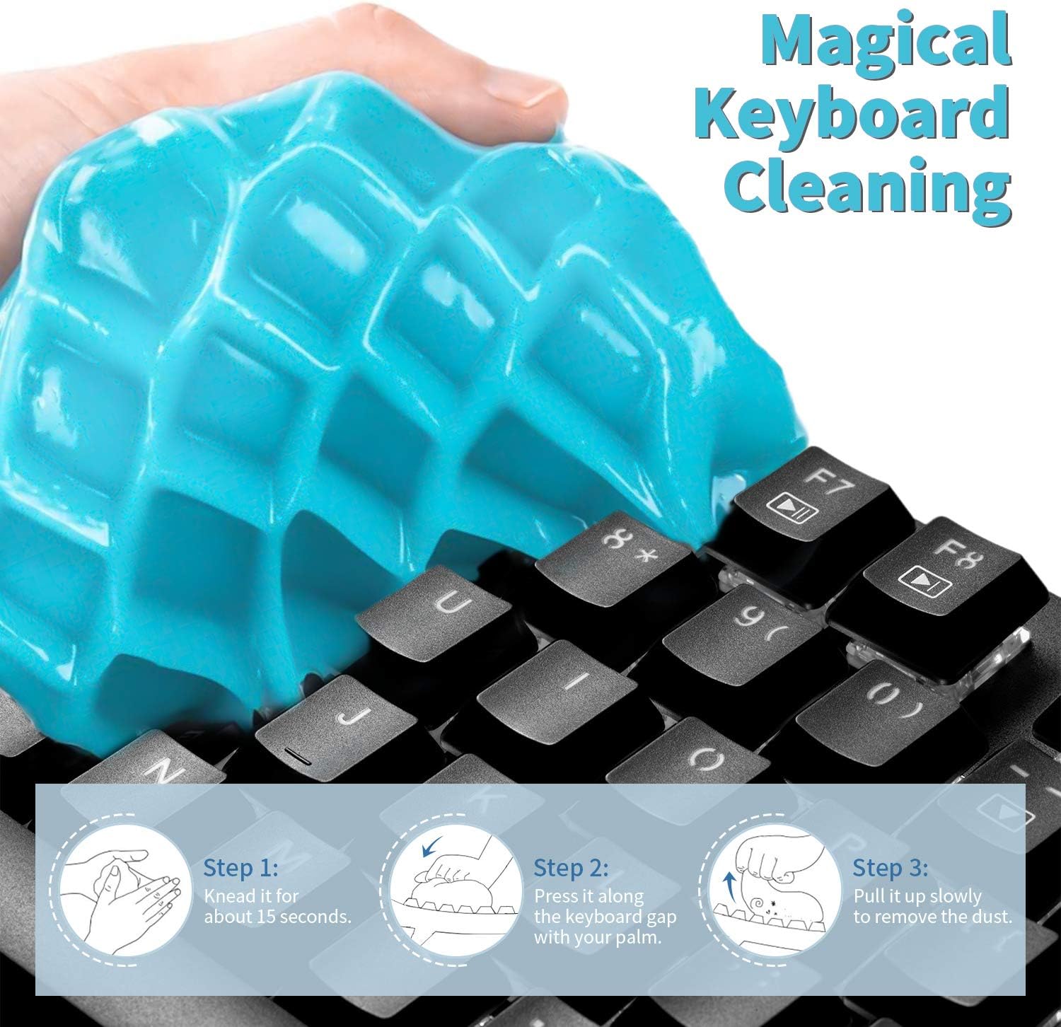 Deilin 2 Pack Cleaning Gel Kit 160G/Pack