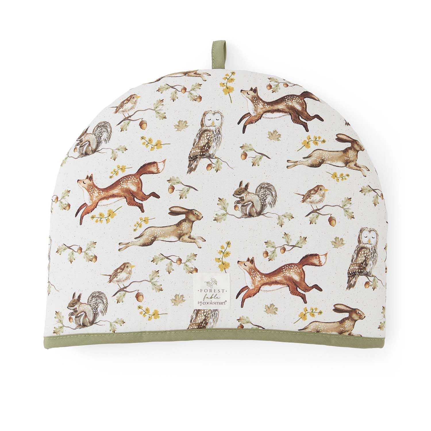 Cooksmart Forest Fable Tea Cosy, Cotton Twill Teapot Warmer