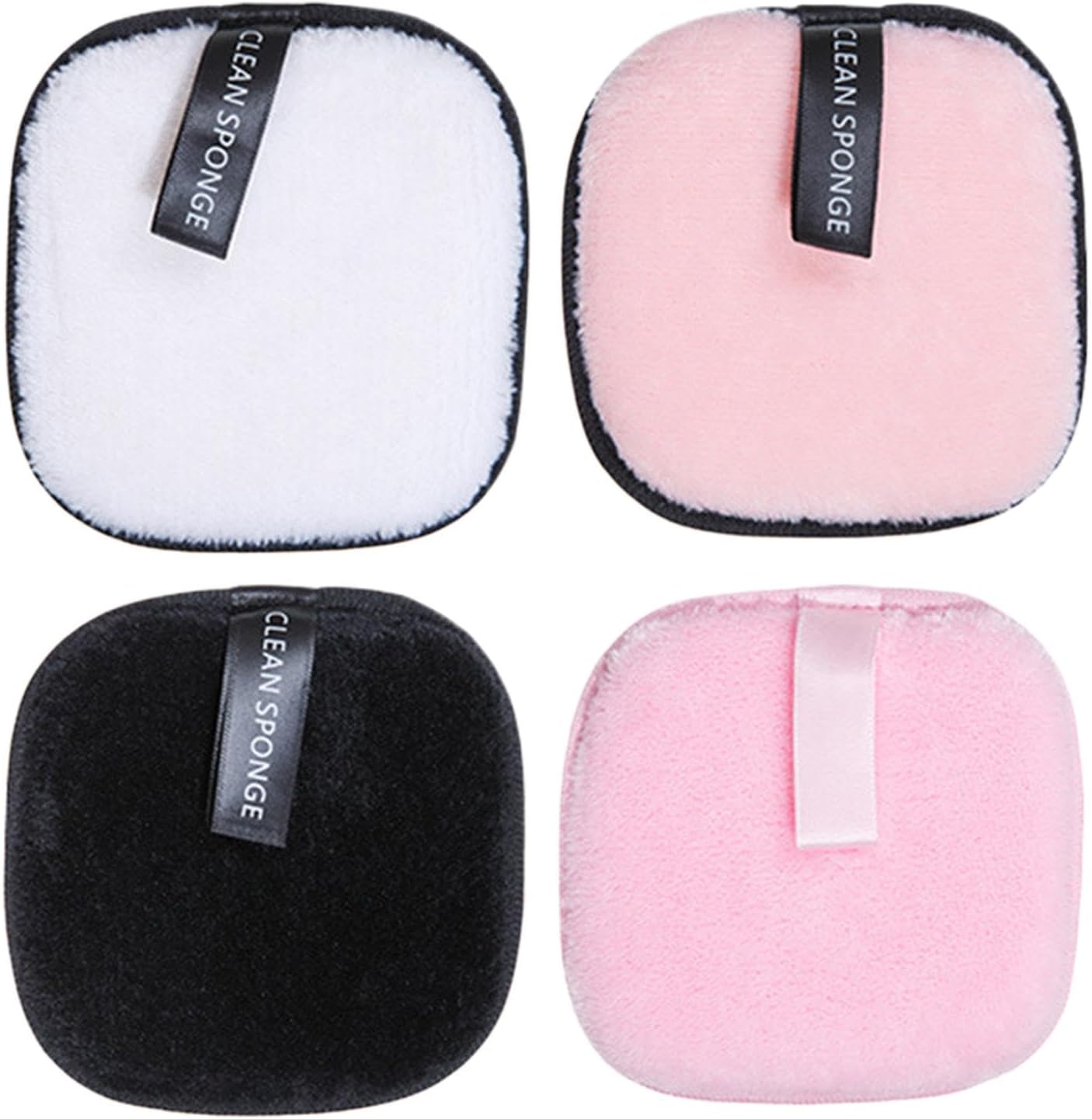 Make-up Remover – Make-up Remover Pads | Herbruikbare Gezichtspads | Wasbare Make-up Pads | 4 Count Make-up Remover Doek Gezichtspads, Milieuvriendelijk Wasbare Gezichtsdoek voor gezicht, ogen en