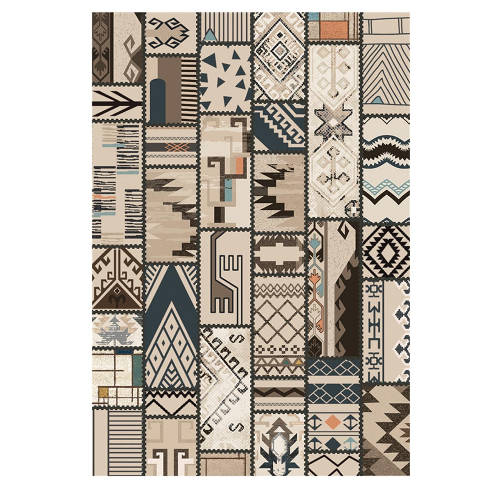 Faltbar Unterlage Schreibtischstuhl, Bodenschutzmatte Bürostuhl Teppich Unterlage-Kratzfest für Parkett und Hartböden Bürostuhl Unterlage für Stühle, Stil 10, 180x200cm