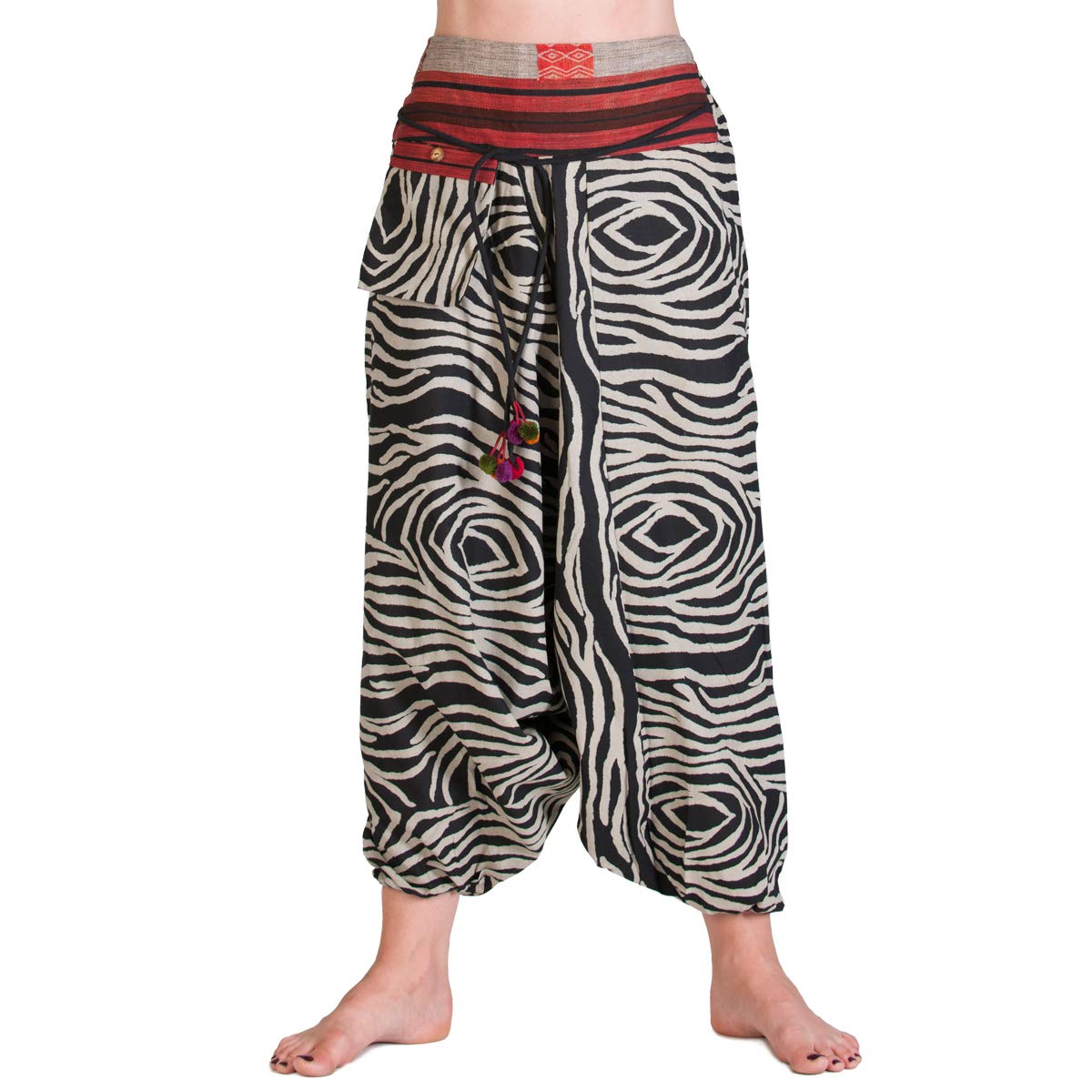 PANASIAM Aladin Pants Cotton TRAlaCotTYbw05zebra
