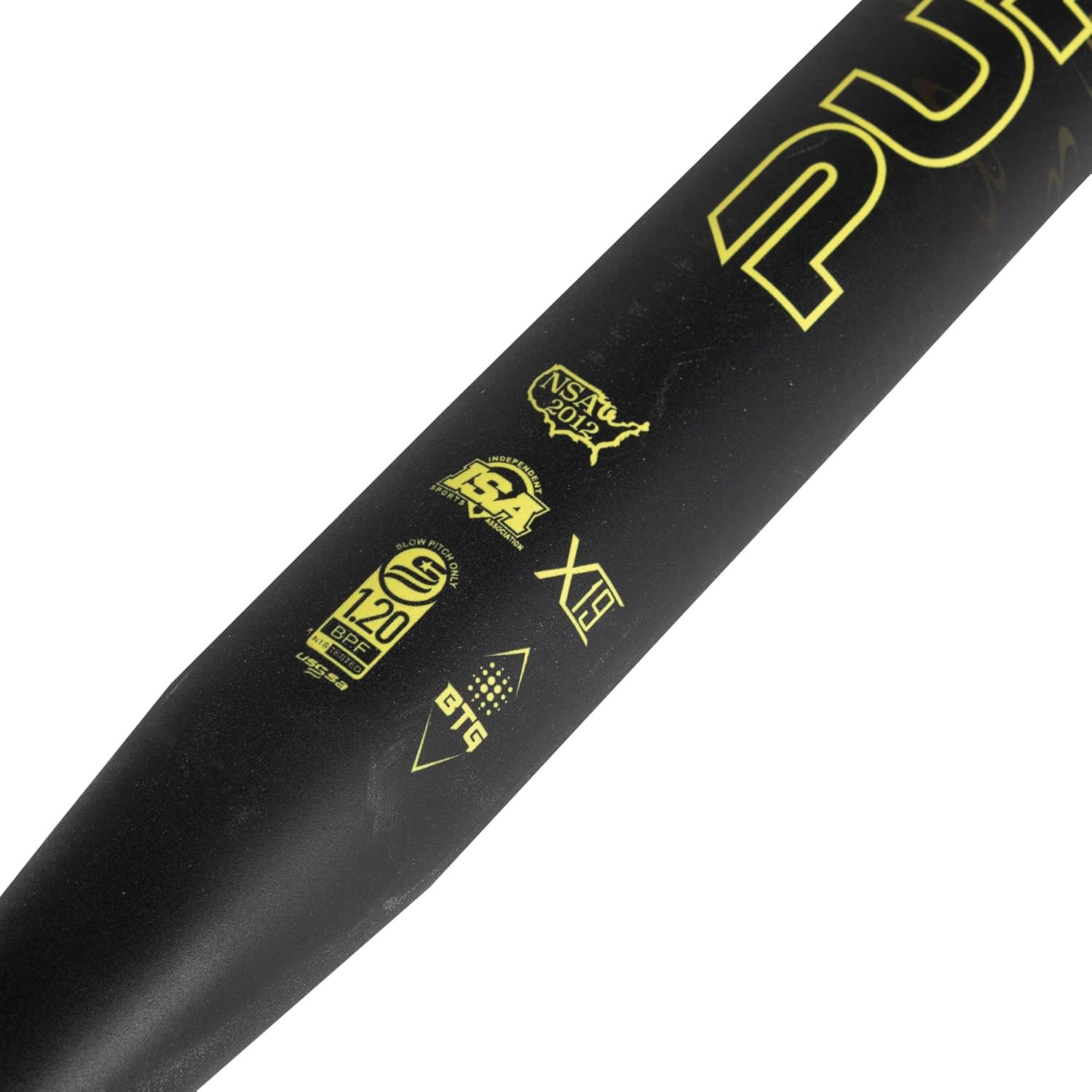 BoombahPure Yellow 13" Barrel Nuke Load Slowpitch Softball Bat