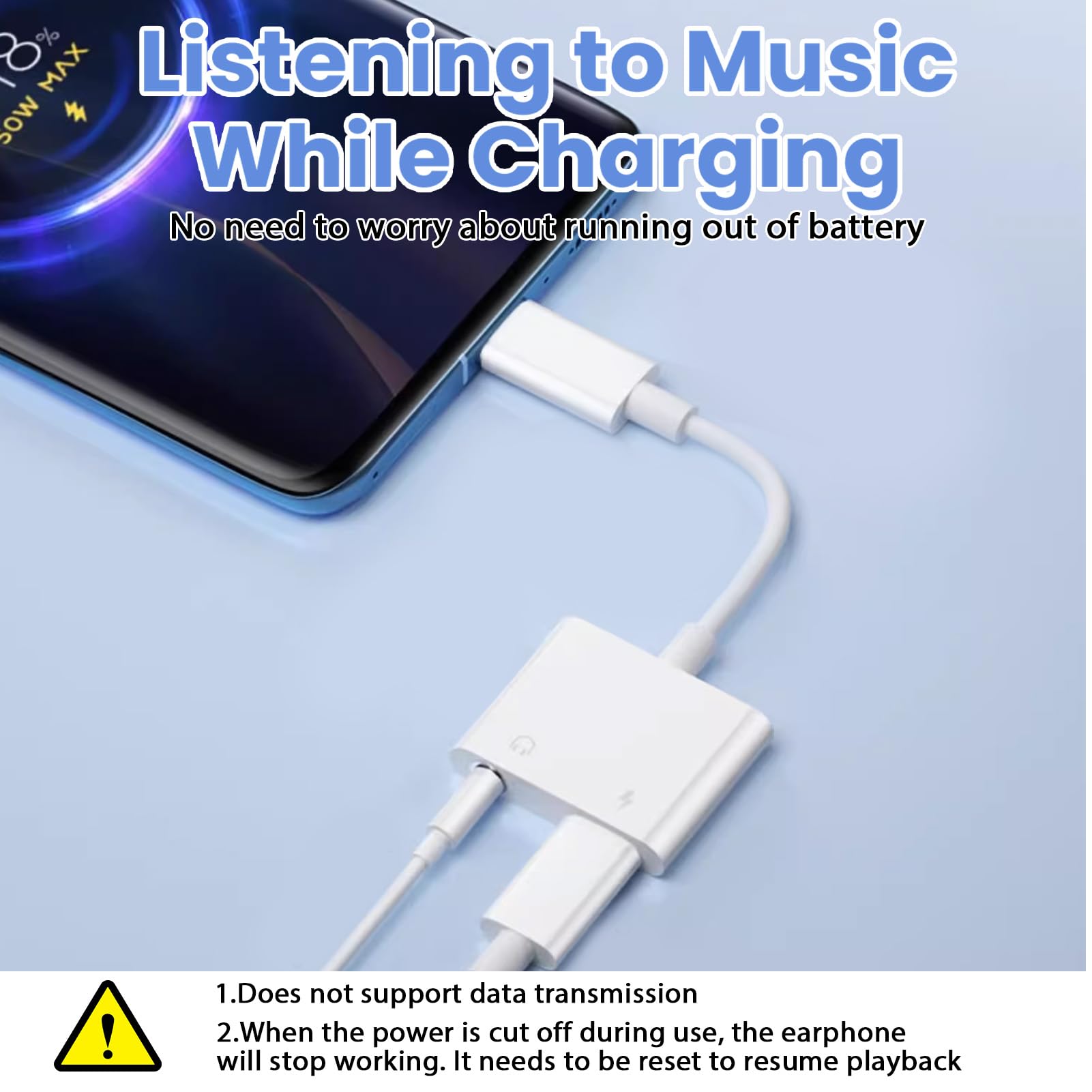 Adaptador USB C a 3.5 mm para auriculares y cargador, 2 en 1 tipo C a Jack Aux Dongle cable con carga rápida PD para iPhone 15/16 Plus/Pro/Max iPad Galaxy S22/S23/S24 Ultra Pixel (3)