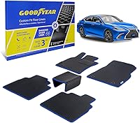 Vista 11 de Goodyear Alfombrillas de coche para todo tipo de clima, ajuste personalizado para Jeep Cherokee 2019-2023, juego de 5 piezas, forros de piso