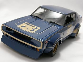 Amazon | 1/18 ニッサン スカイライン GT-R #73 ブルーメタリック 完成 Amazon | 1/18 ニッサン スカイライン GT-R #73 ブルーメタリック 完成