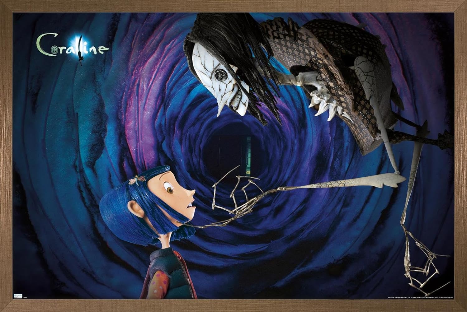 Coraline - Coraline And The Beldam Wall Poster, 34L" x 22.4W", Premium Unframed Version