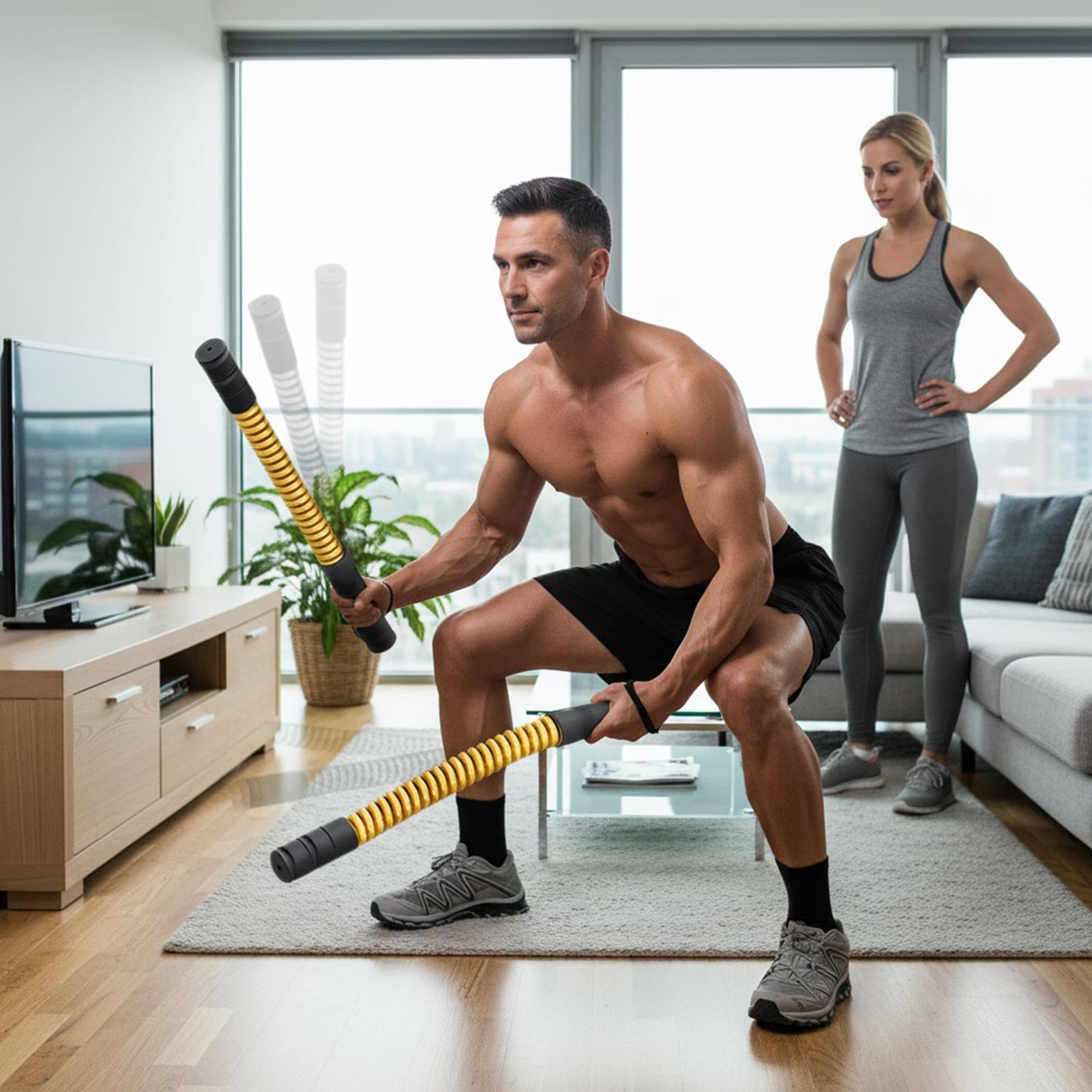 Corde da Palestra ad Esercizi Attrezzatura per Allenamento con | Corde per Allenamento Braccia in 2 Pezzi Adatto a , Giocatori, Pugili, Appassionati, Uomini, Donne, Giovani,
