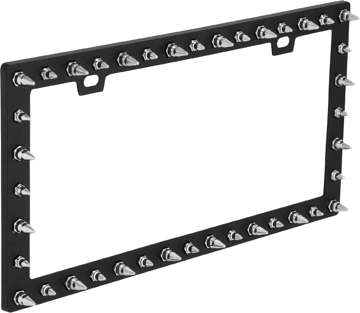 Bell Automotive 22-1-46117-8 Spike License Plate Frame, Corrosion Resistant, Easy to Install