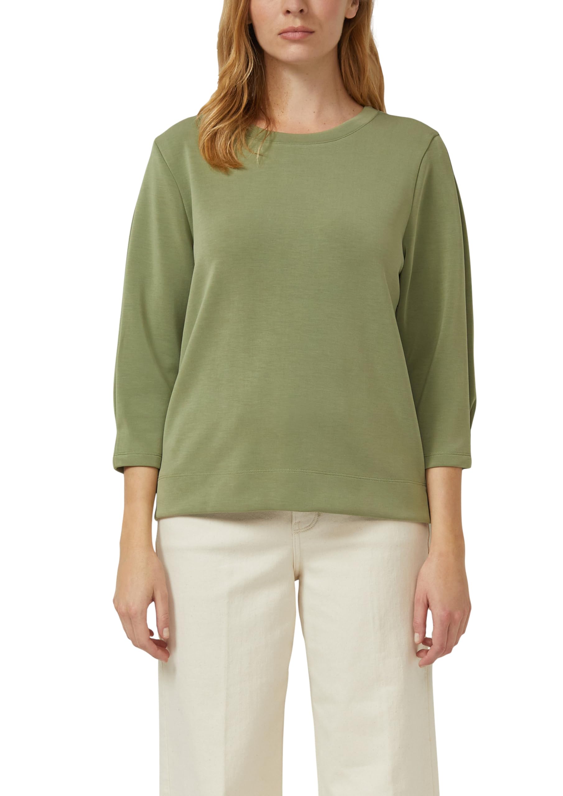 s.Oliver Sweatshirt aus Scuba mit 3/4-Arm