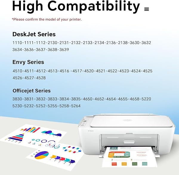 302XL Black Ink Cartridge Replacement for HP 302 HP302 Ink Cartridges High Capacity - Printer Ink for HP302 XL for Envy 4527 4520 4523 4524 Officejet 5230 3830 Deskjet 3630 3637 2130 (1 Pack) - 2