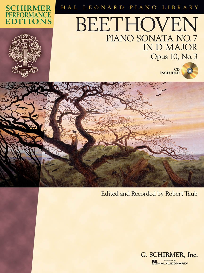 Ludwig Van Beethoven: Piano Sonata No.7 In D Op.10 No.3 (Schirmer Performance Edition): Sonata No. 7 in D Major, Opus 10, No. 3