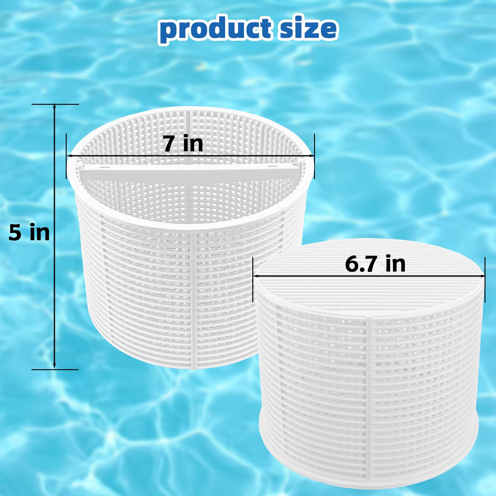 17,8 cm Skimmer do basenu Hayward Skimmer SPX1082CA Aladdin B-152 automatyczny skimmer pasujący do SP1075 1075T 1076 1077 SP1082 1083 1084 1085 1086 (biały)