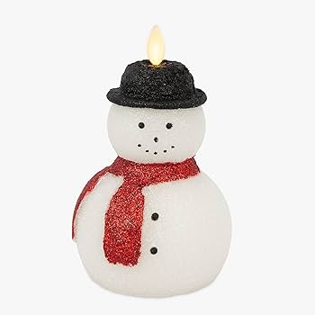 Amazon.com: Luminara Flameless Christmas Decor - Snowman Figural