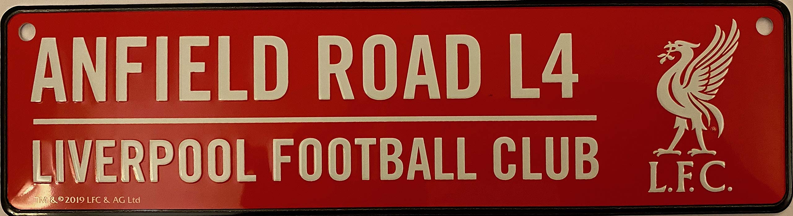 Liverpool Football Club Mini plaque de rue Rouge