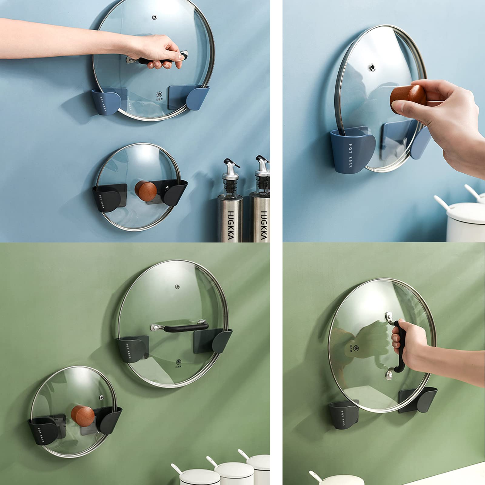 Porta Coperchi In Bambù 33x26x6.5cm - Organizzatore Per Cucina - Foto 9