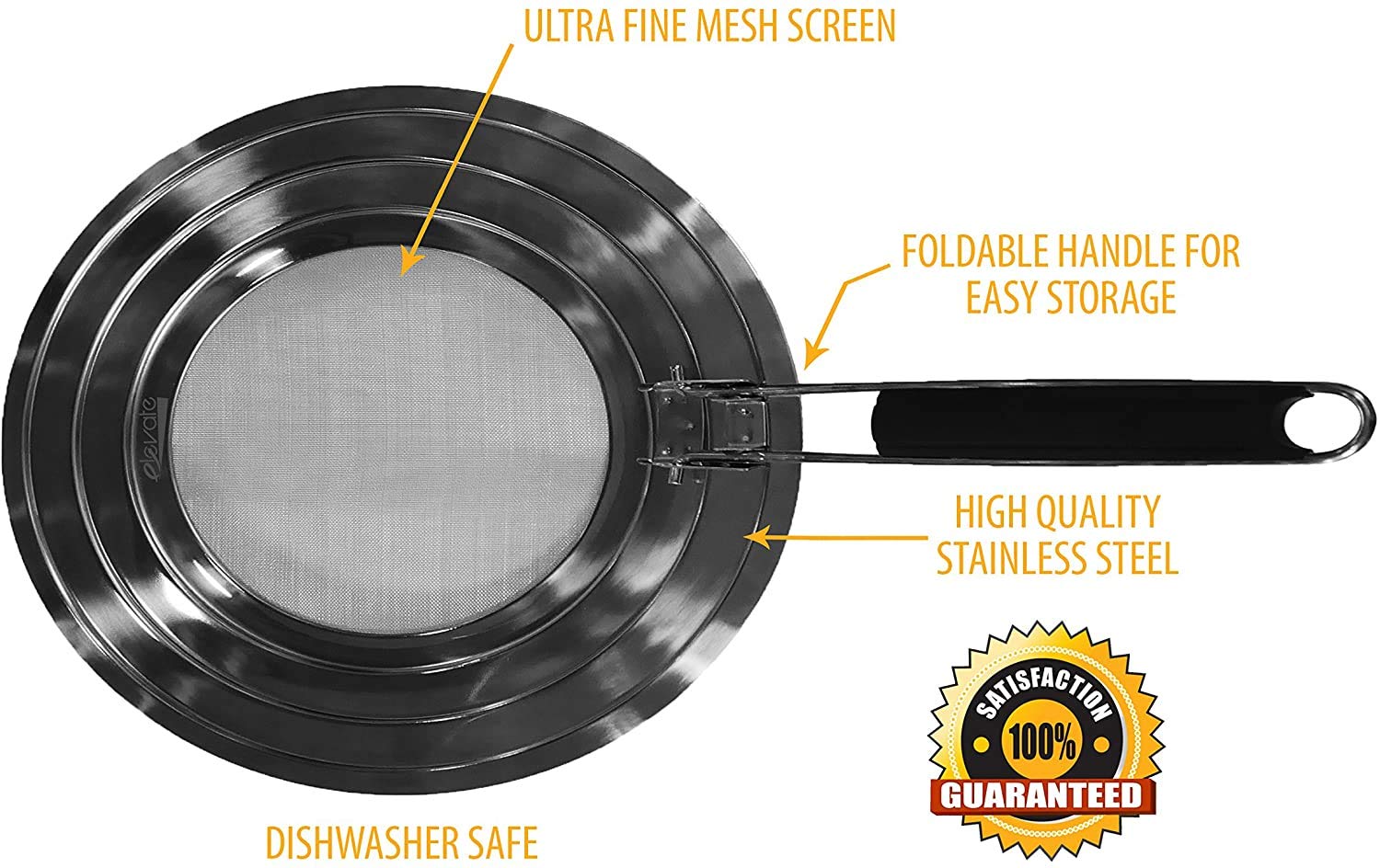 Splatter Screen Splatter Guard with HeavyDuty Folding Handle