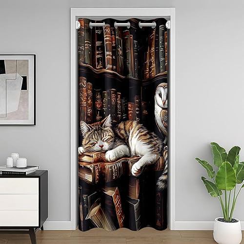 Miniatura 27 de jejeloiu Radio Boombox - Cortina para puerta de privacidad de 52 x 80 pulgadas, 1 panel retro para radio, armario, cortina para sala de estar, Azul