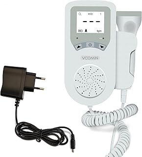 OTICA Vcomin Fetal Doppler for Baby Heart Rate Monitoring (Black Display, 530D)