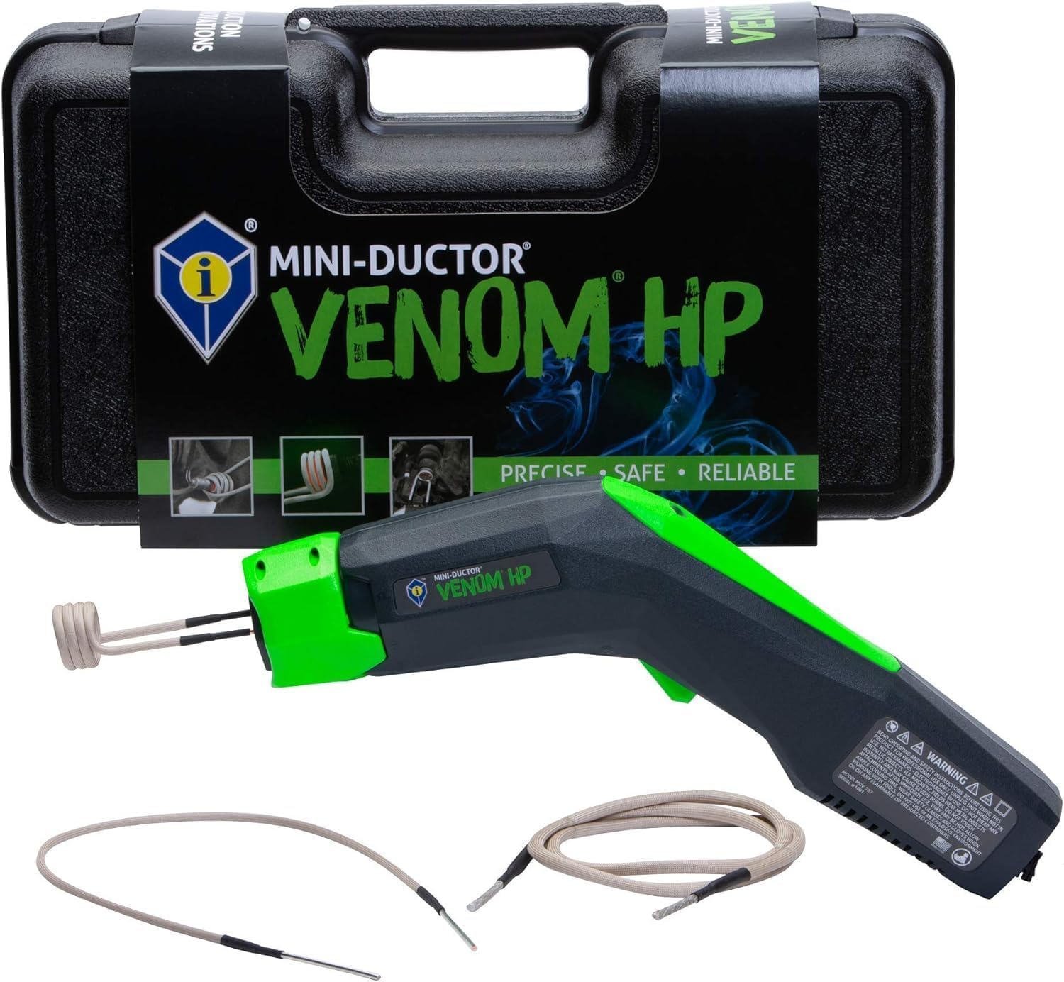 Induction Innovations - Mini-Ductor Venom HP (MDV-787E) - Handheld Induction Heater with 3 Basic Coils, Rugged Carrier Case & Operations Manual to Safely Remove Nuts, Bolts, Bearings, & More-image-2
