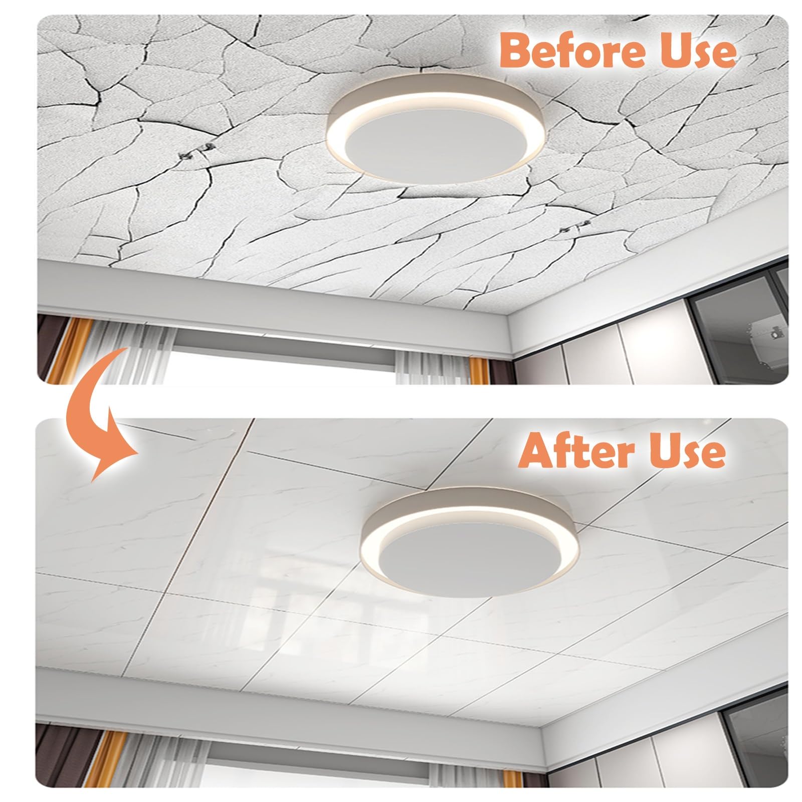 Panel decorativo pared y Techos Placas De Techo Autoadhesivas De Color Gris - Paquete De 5 10 20 40 Placas De Techo Ignífugas - Placas De Techo Autoadhesivas Despegables Y Pegables Para Restaurantes(1