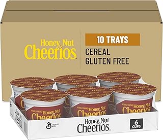 Honey Nut Cheerios Cereal Single Serve Cup, 1.8 oz (Pack of 60)