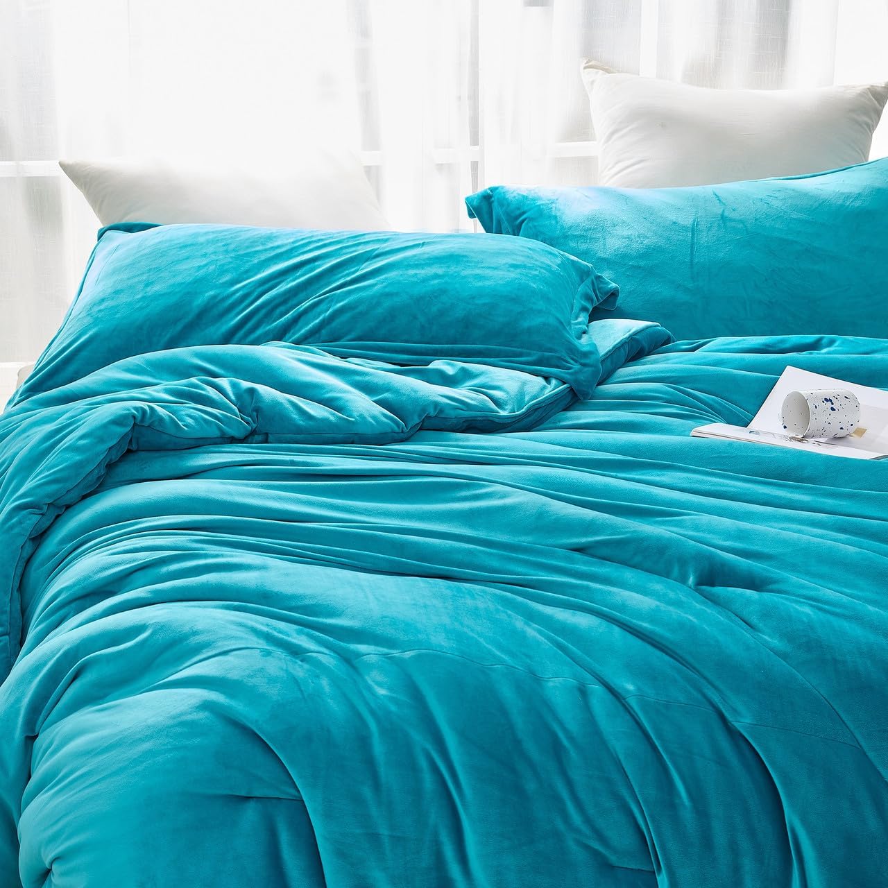 Byourbed Love Thick - Lush Coma Inducer® Oversized King Comforter Set - Tahitian Teal