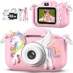 Kids Camera Toy, masterbee Children Age 3-12, Christmas/Birthday Gifts for Girls, 1080P HD Video, Gift for 3 4 5 6 7 8 9 10 11 12 Year Old Girl Blue