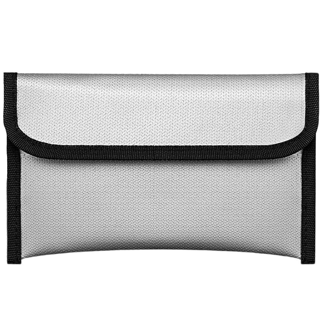 Pochette Ignifuge Et étanche - Protection Documents, Passeports, Argent - 20x13cm - Résiste à 2000°C