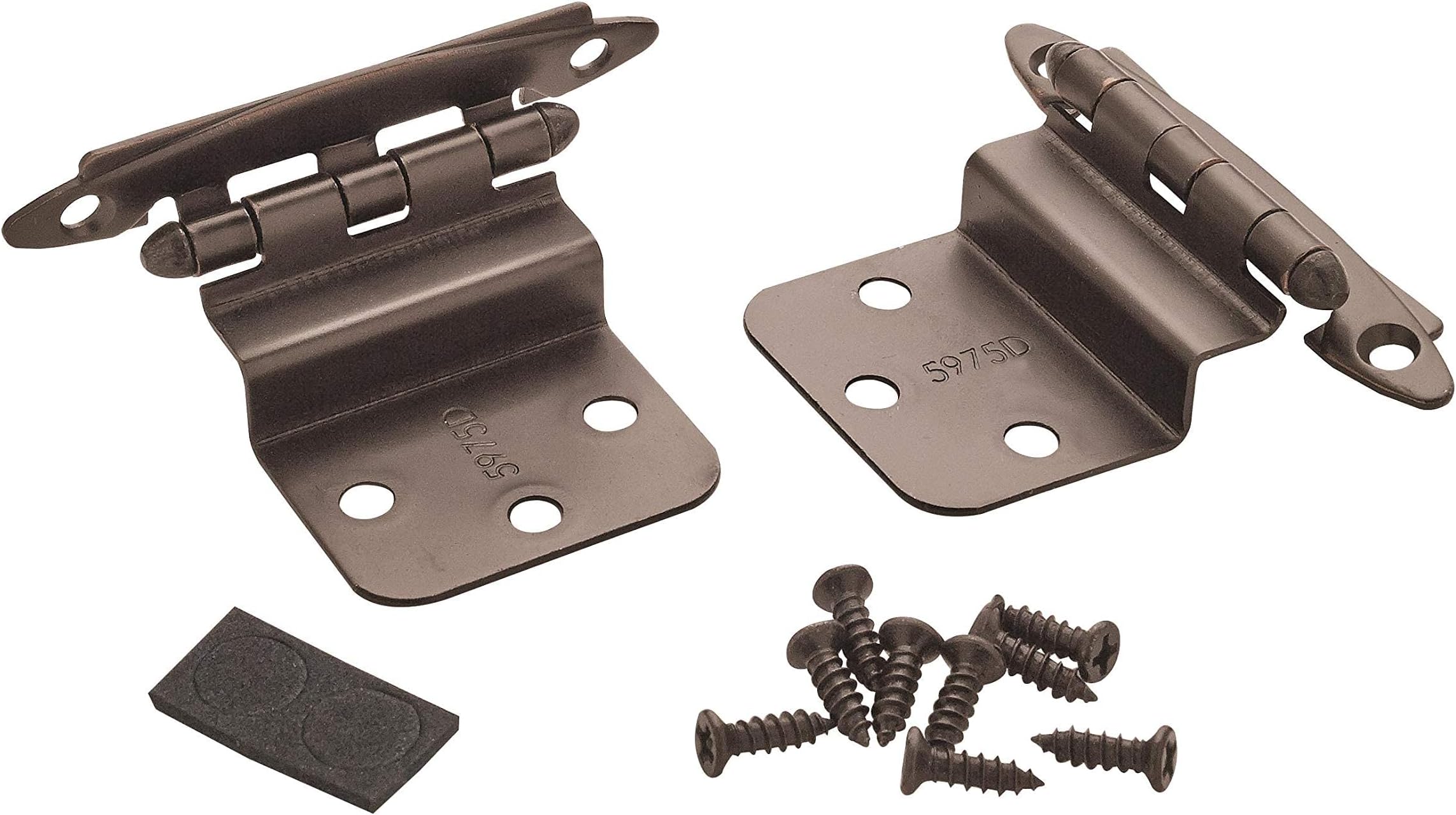 Onus 311 Series 2D Soft Closing Compact Hinges 105 Degree 11/4'' Full Overlay Face Frame Hinges