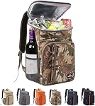 Camping Cooler Backpack 25 Cans, Leak Proof Insulated Thermal Bag, Beach Travel Picnic Lunch Backpack for Men Women