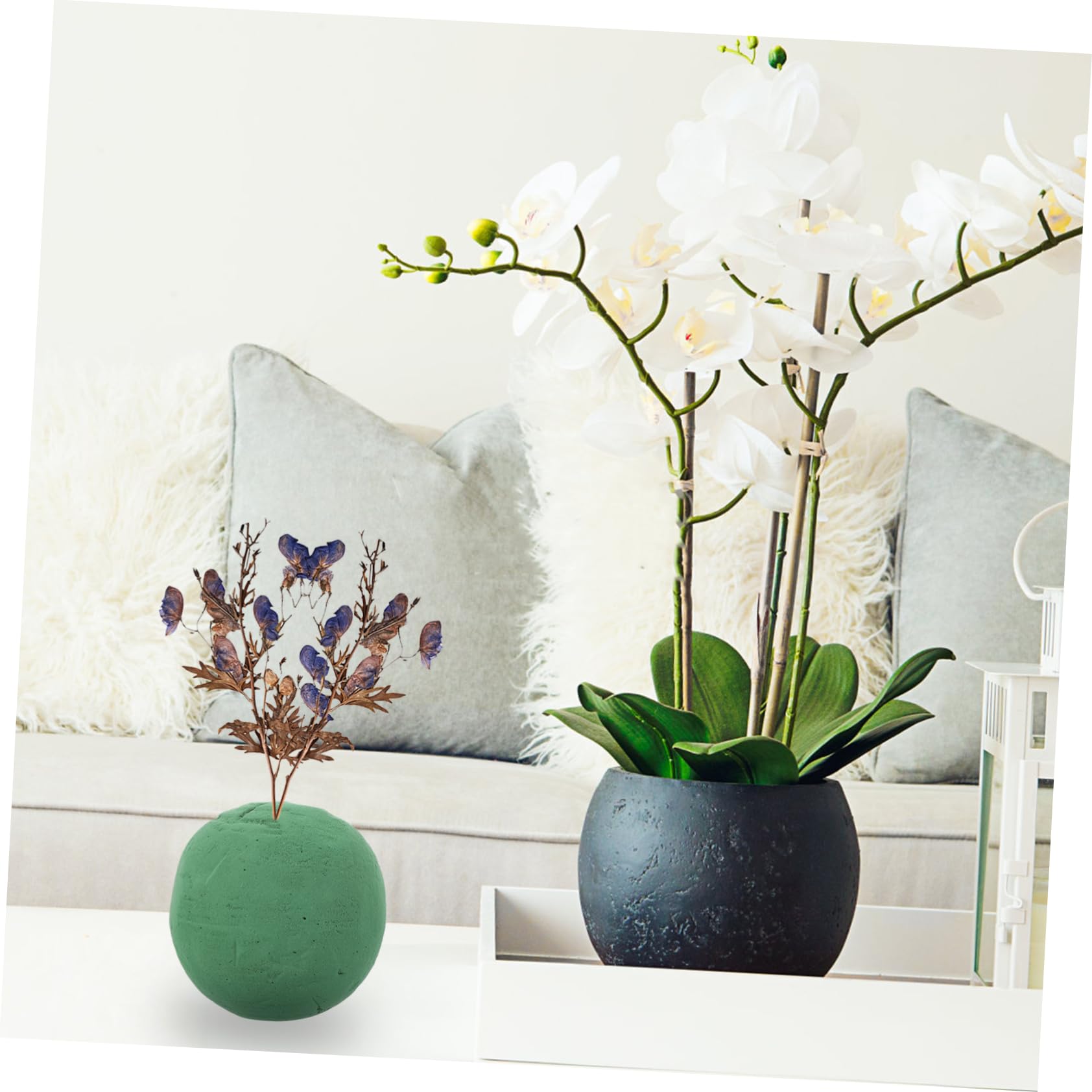 Veemoon Sphere Flower Foams Balls Wet Floral Foam for Easy DIY Flower Arrangements