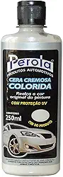 Cera Automotiva Cremosa Colorida Branco Proteção Uv Carro