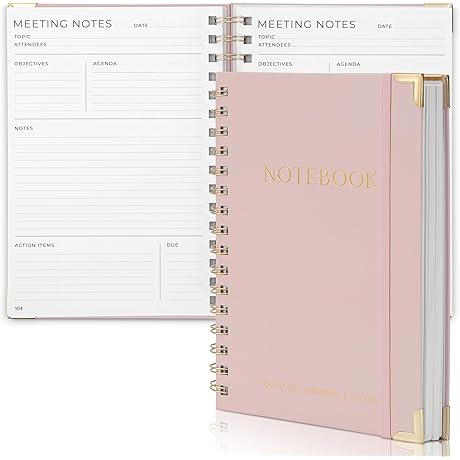 Beautiful Thick Meeting Notebook For Work