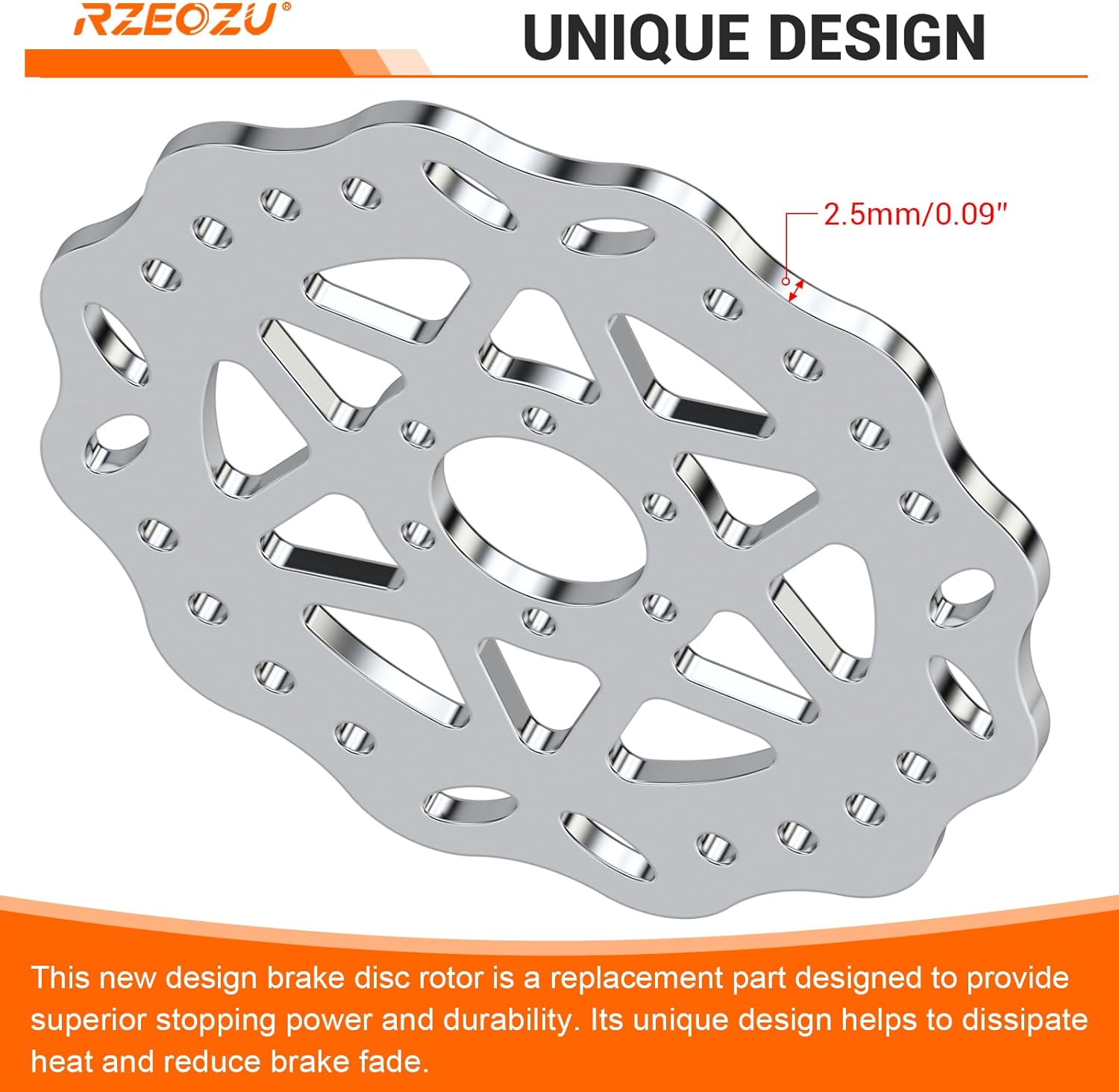 Mega Moto 80cc Mini Bike Hydraulic Brakes Kit with 180mm Disc Brake Rotor Compatible with Monster Moto 105cc mm80 Minibike GMB100 Coleman RB100 RT100 Parts Rear Brake Caliper Mounting Bracket