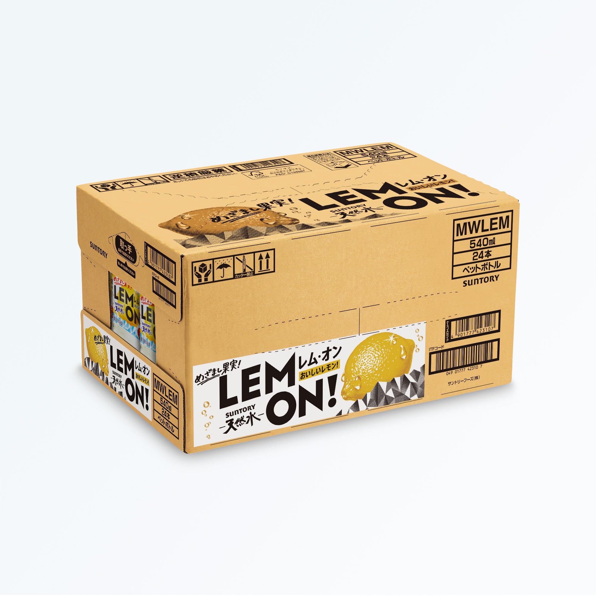 Amazon.co.jp: サントリー天然水レム・オン レモン飲料 540ml×24本