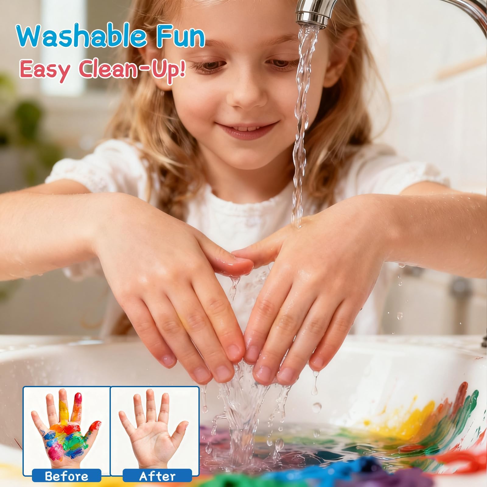 12 Color Pintura de Dedos para Niños, 12 ml Pintura de Dedo, Pinturas Dedo Bebe no Toxica, Pinturas de Dedos para Niño, para Niños Escuela Jardín Aprendizaje Temprano, Navidad