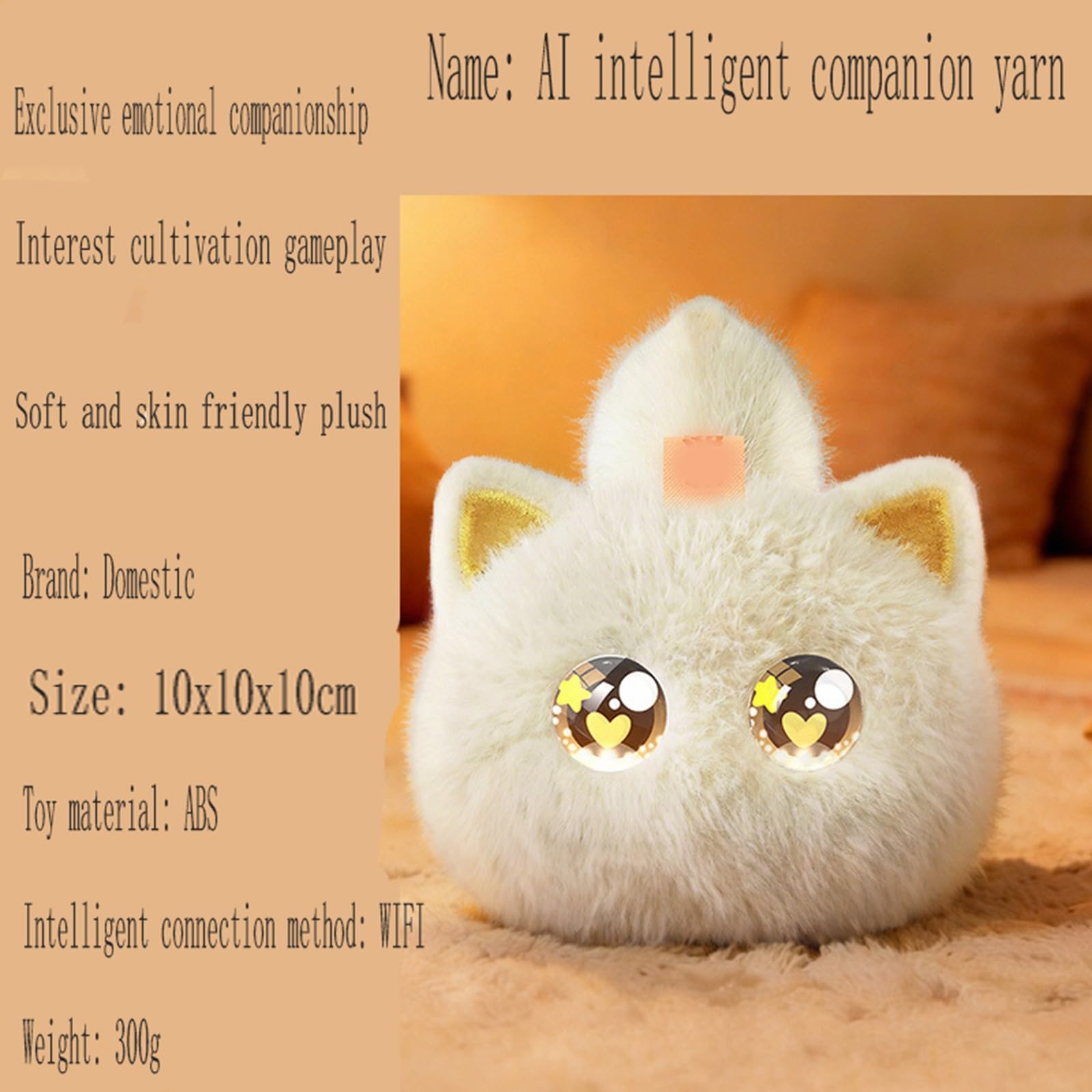 Marca Peluche Interactivo Electrónico Juguete Inteligente para Niños con Sonido Música y Luces Cuentos y Canciones Infantiles B