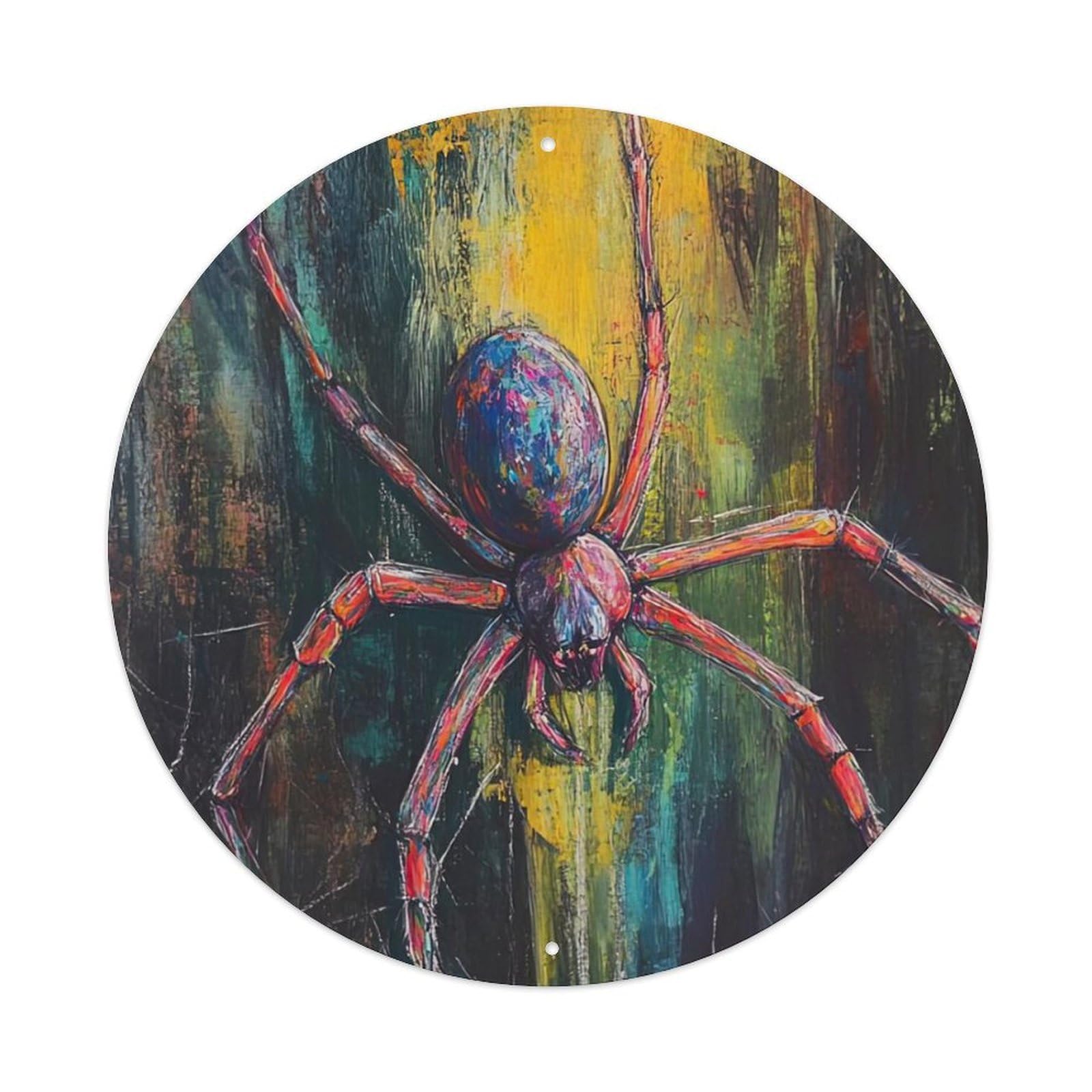 Animal Artwork The Red Spider Metal Tin Sign