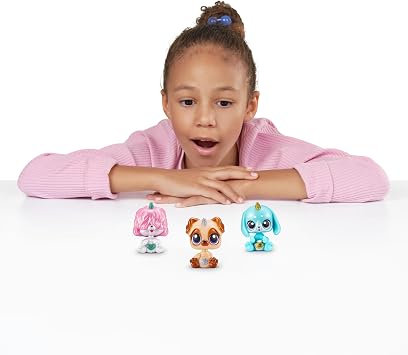 Rainbocorns Pocket Puppycorn 3 Pack by ZURU Toy Puppy Dog Mini Unboxing Girls Gifting Idea, Toys for Girls, Kid's Birthday Gift
