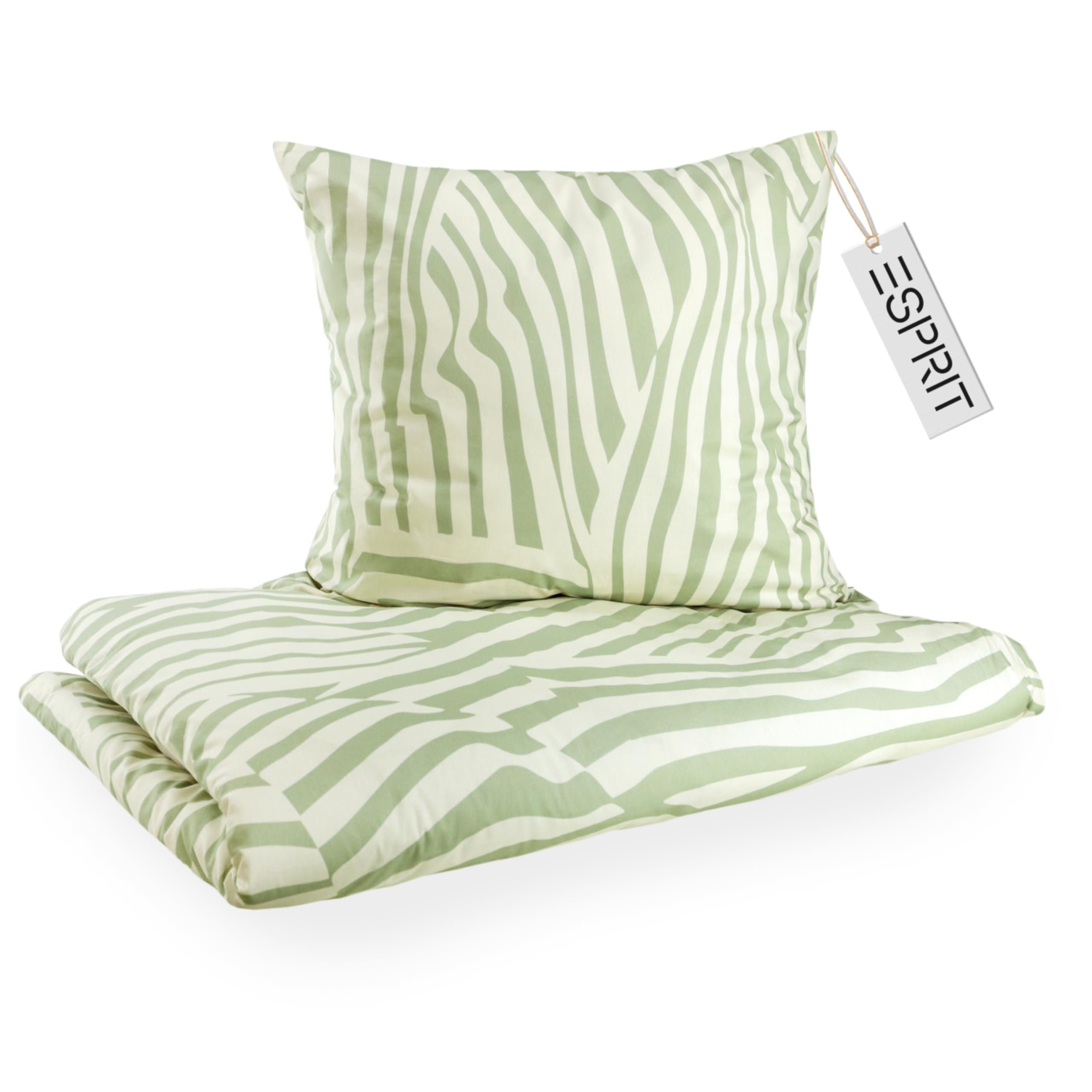 Esprit Home NEU! Premium Bettwäsche 135x200 140x200 155x220 Baumwolle 2teilig - Hochwertiges Renforcé oder Satin Bettwäsche Set - 2 Muster - 1 Bettbezug & 1 Kissenbezug