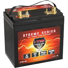 VMAX XTR8-180 8V 180Ah AGM Deep Cycle Sealed Battery Replaces T875, T890, US8VGC GC8 Golf Cart 8 Volt Battery 2