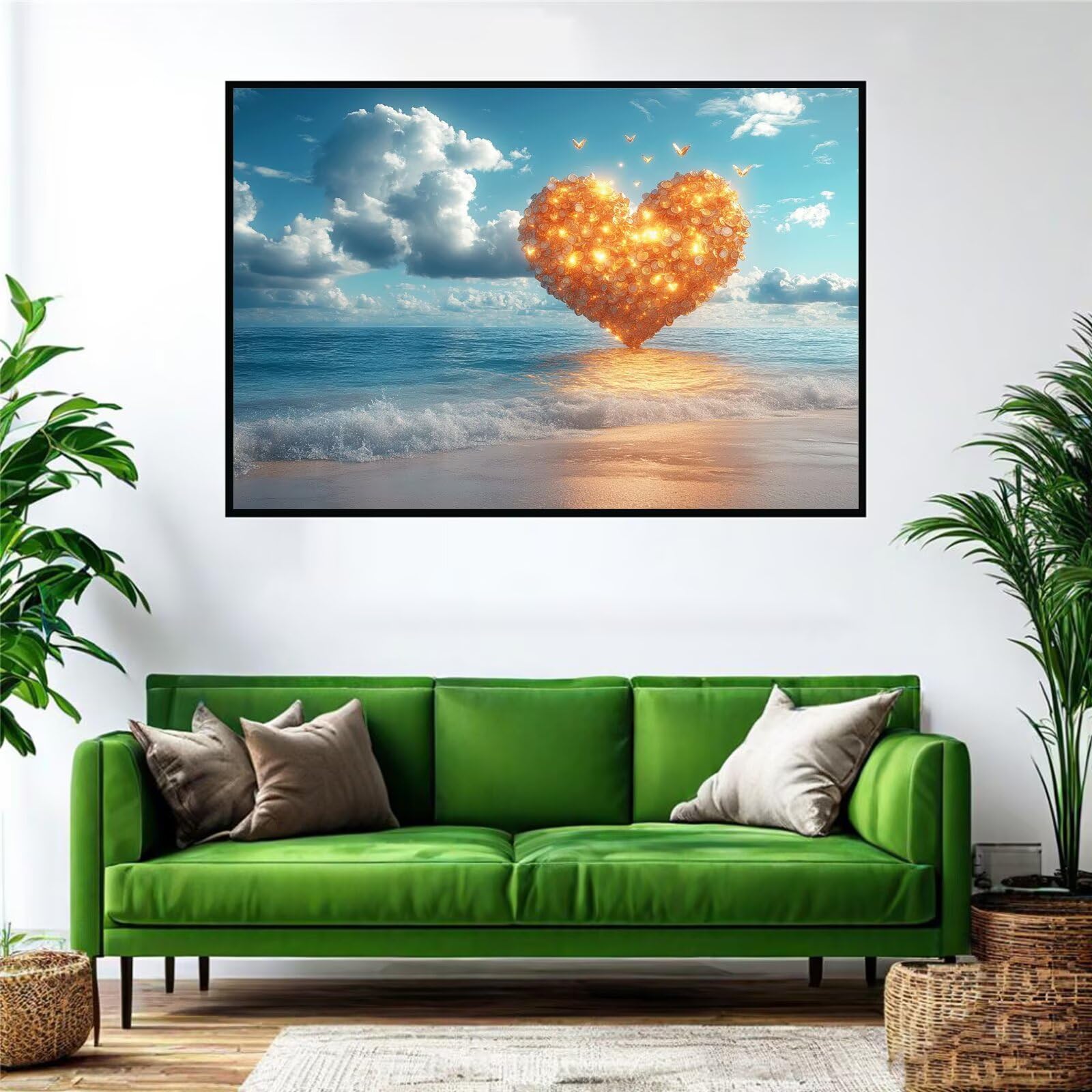 Strand Puzzle 5000 Teile Erwachsene Klassische Puzzles Liebe Jigsaw Anspruchsvoll Impossible Schwer Pädagogisches Spielzeug Kinder Holzpuzzlem Groß Puzzlespiel Geeignet für alle Altersgruppen P-207